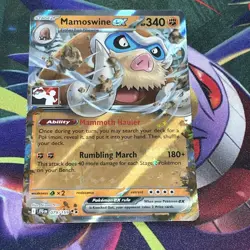 Pokemon TCG Mamoswine EX Play stamp journey together 079/159 - Image 1