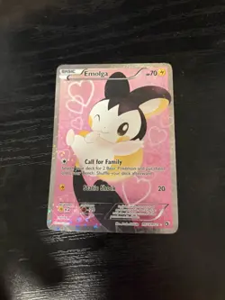 Pokemon Emolga RC23 Full Art Ultra Rare Legendary Treasures Holo - Image 1