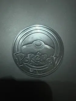 Pokemon TCG Collectible Coin Lillie Green Black Holo Plastic Token - Image 2