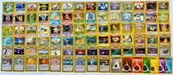 NM/LP COMPLETE Non-Holo #17-102 Base Set Unlimited 1999 Vintage WoTC C/U/R/T - Image 1