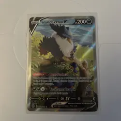 Honchkrow V 162/172 Brilliant Stars - Ultra Rare Full Art Holo NM - Pokemon TCG - Image 1