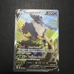 Honchkrow V - 162/172 - Pokemon Brilliant Stars Sword Shield Alternate Art NM - Image 1