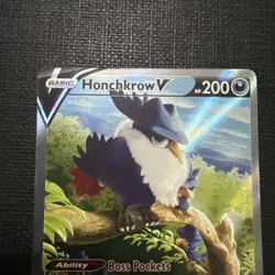 Honchkrow V - 162/172 - Pokemon Brilliant Stars Sword Shield Alternate Art NM - Image 2