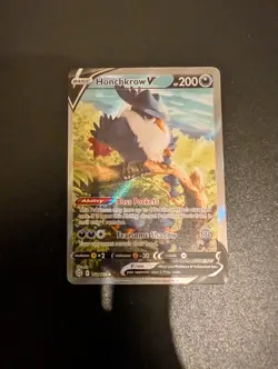 Pokemon TCG Honchkrow v 162/172 Brilliant Stars Alternate Art NM Condition - Image 1