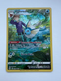 Pokemon - Vaporeon TG02/TG30 - Brilliant Stars Trainer Gallery 2022 - NM/M - Image 1