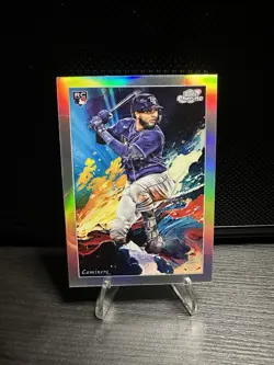 2024 Topps Cosmic Chrome - Stars in the Night Junior Caminero #STN-7 (RC) - Image 1