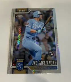 Topps Chrome 2026 prism refractor Jac Caglianone RC Baseball Kansas City #131 - Image 1
