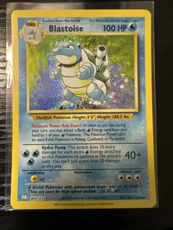Blastoise 003/034 Trading Card Game Classic Holo - Image 1