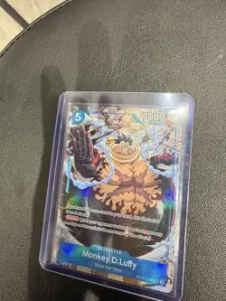 One Piece Monkey D. Luffy Treasure Rare OP13 Carrying on His Will OP11-058 - Image 2