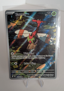Pokemon TCG Yanma 183/182 IR Illustration Rare Destined Rivals Holo NM - Image 1