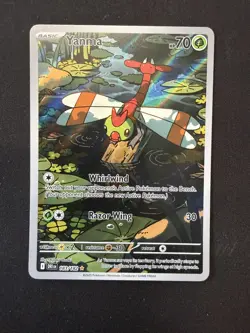 Pokemon TCG Yanma 183/182 Destined Rivals Illustration Rare Pack Fresh - Image 1