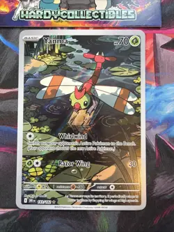 Pokemon TCG Yanma 183/182 Destined Rivals Illustration Rare Pack Fresh NM - Image 1