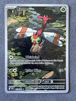 Pokemon TCG Yanma 183/182 Destined Rivals Illustration Rare Pack Fresh - Image 1
