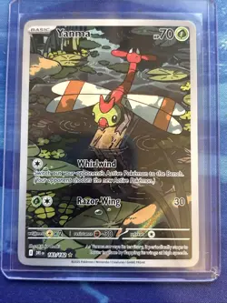Pokemon TCG Yanma 183/182 Destined Rivals Illustration Rare NM - Image 1