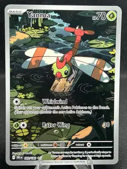 Pokemon TCG Destined Rivals-Yanma 183/182 Illustration Rare - Image 1
