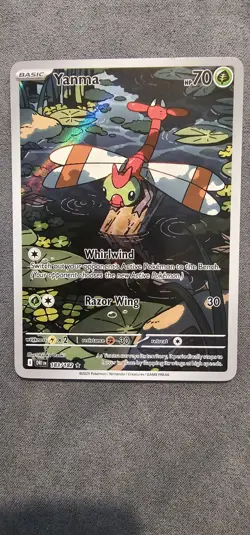 Yanma 183/182 Destined Rivals Full Art Illustration Rare Pokemon TCG - Image 1