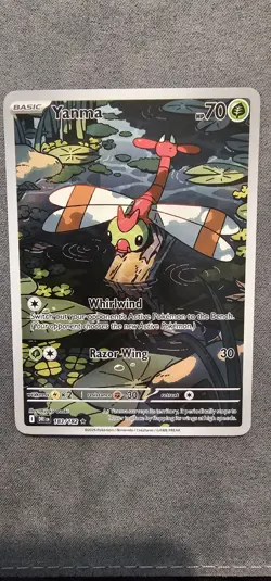 Yanma 183/182 Destined Rivals Full Art Illustration Rare Pokemon TCG - Image 2