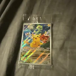 Pikachu SVP 027 [SEALED] Paldea Evolved Black Star Promo Full Art Pokemon NM/M - Image 1