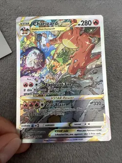 Pokemon TCG Charizard VSTAR SWSH262 Holo Black Star Promo - Image 2
