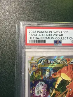 Pokemon TCG Charizard VSTAR SWSH262 Holo Black Star Promo PSA 9 - Image 2