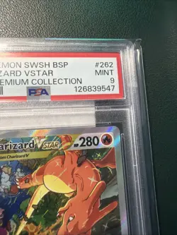 Pokemon TCG Charizard VSTAR SWSH262 Holo Black Star Promo PSA 9 - Image 3
