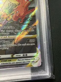 Pokemon TCG Charizard VSTAR SWSH262 Holo Black Star Promo PSA 9 - Image 4
