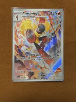 Pokemon TCG Armarouge Paldean Fates 086/084 Holo Rare English 140 HP - Image 1