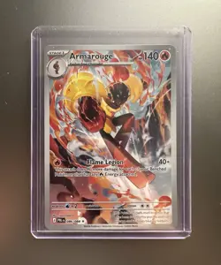 Pokemon TCG Armarouge 086/084 Pitch Black Illustration Rare Full Art Holo - Image 1
