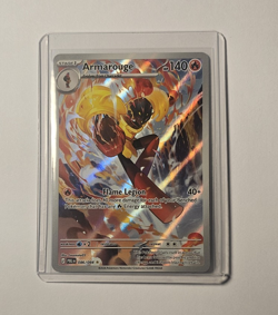 Pokemon TCG Pitch Black Armarouge 086/084 IR Holo - Image 1