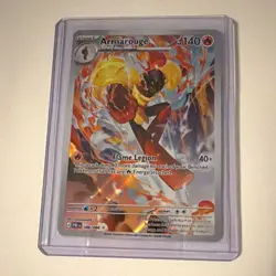 Armarouge Pokemon TCG Obsidian Flames Holo Illustration Rare 086/084 EN - Image 1