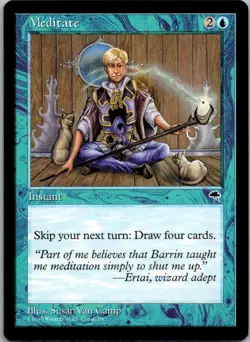 MTG Tempest - Meditate - Image 1