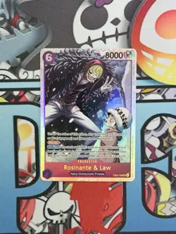 Rosinante & Law EB04-038 SR The Azure Sea's Seven One Piece Eng NM - Image 1
