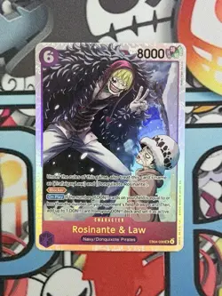 Rosinante & Law EB04-038 SR The Azure Sea's Seven One Piece Eng NM - Image 2