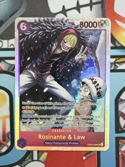 Rosinante & Law EB04-038 SR The Azure Sea's Seven One Piece Eng NM - Image 3
