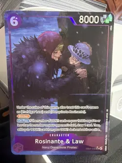 Rosinante & Law (Alternate Art) EB04-038 The Azure Sea's Seven Foil - Image 1