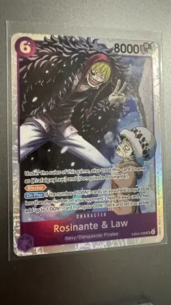 Rosinante & Law OP14 EB04-038 Foil SR NM The Azure Sea's Seven - Image 1