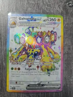 Pokemon TCG Galvantula EX 159/142 Ultra Rare Stellar Crown - Pack Fresh NM/M - Image 1