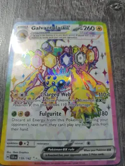 Pokemon TCG Galvantula EX 159/142 Ultra Rare Stellar Crown - Pack Fresh NM/M - Image 2
