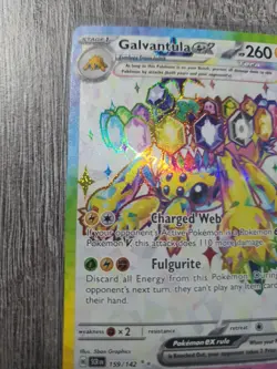 Pokemon TCG Galvantula EX 159/142 Ultra Rare Stellar Crown - Pack Fresh NM/M - Image 3