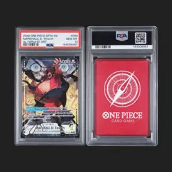 Bandai PSA 10 One Piece CCG OP16-080 Marshall D. Teach Leader Alt Art Foil EN - Image 1