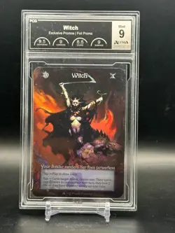 Sorcery: Contested Realm Witch Exclusive Foil Promo Alpha Investments PCG 9 - Image 1