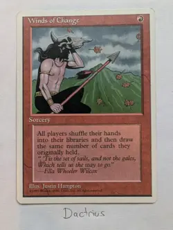 Winds of Change - 4th Edition - MtG - Image 1