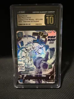 Boeuf Burst (Alternate Art) OP12-060 Legacy of the Master Foil CGC PRISTINE 10 - Image 1