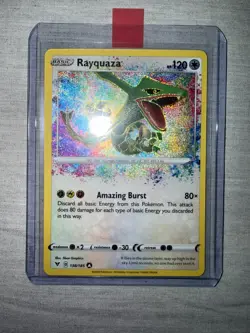 Pokemon SWSH04 Vivid Voltage Rayquaza 138/185 Amazing Rare NM - Image 3