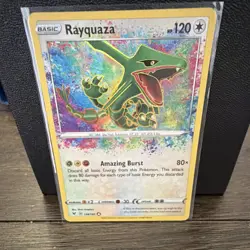 Rayquaza 138/185 Swsh04 Vivid Voltage Amazing Rare Holo ENG 2020 - Image 1