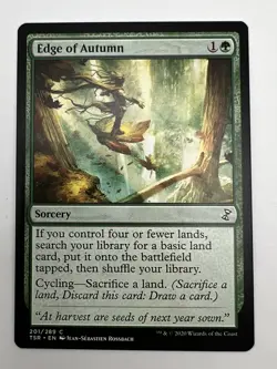 Magic the Gathering MTG Edge of Autumn Time Spiral Remastered NM - Image 1