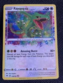Rayquaza 138/185 Swsh04: Vivid Voltage Holo NM - Image 1