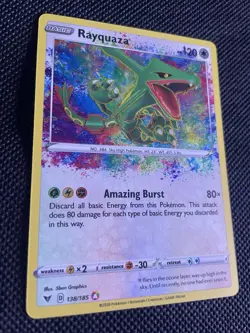 Rayquaza 138/185 Swsh04: Vivid Voltage Holo NM - Image 3