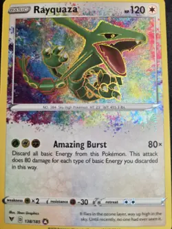 Rayquaza 138/185 Swsh04: Vivid Voltage Holo NM - Image 4