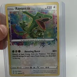 Rayquaza Amazing Rare Holo 138/185 SWSH04 Vivid Voltage English 2020 - Image 3
